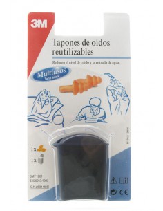 TAPONES OIDOS SILICONA 3M...